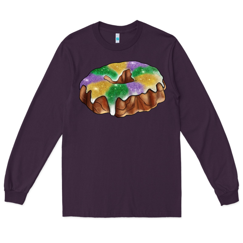 Mardi Gras King Cake Long Sleeve Tee by RanaPortraitStore | Teevron