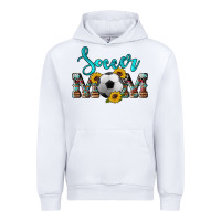 White western leopard cowhide sunflowers  glitter mom soccer Urban Hoodie - Artiststas