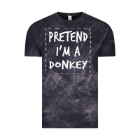 Cloud Black pretend i m a donkey halloween costume Vintage Tee - trangStudio