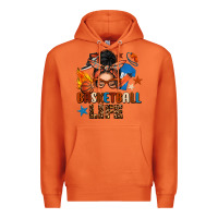 Carrot basketball life messy bun Premium Hoodie - FaDigitalArtStudio