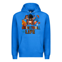 True Royal basketball life messy bun Premium Hoodie - FaDigitalArtStudio
