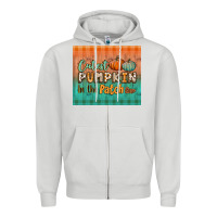 Dove Grey cutest pumpkin in the patch tumbler Zipper Hoodie - BundleAndBundleShop