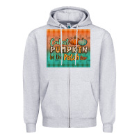 Heather Grey cutest pumpkin in the patch tumbler Zipper Hoodie - BundleAndBundleShop