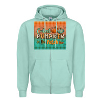 Seafoam cutest pumpkin in the patch tumbler Zipper Hoodie - BundleAndBundleShop