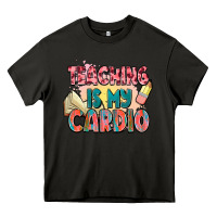 Asphalt teaching is my cardio Heavy Core Tee - NancyCooperArtShop