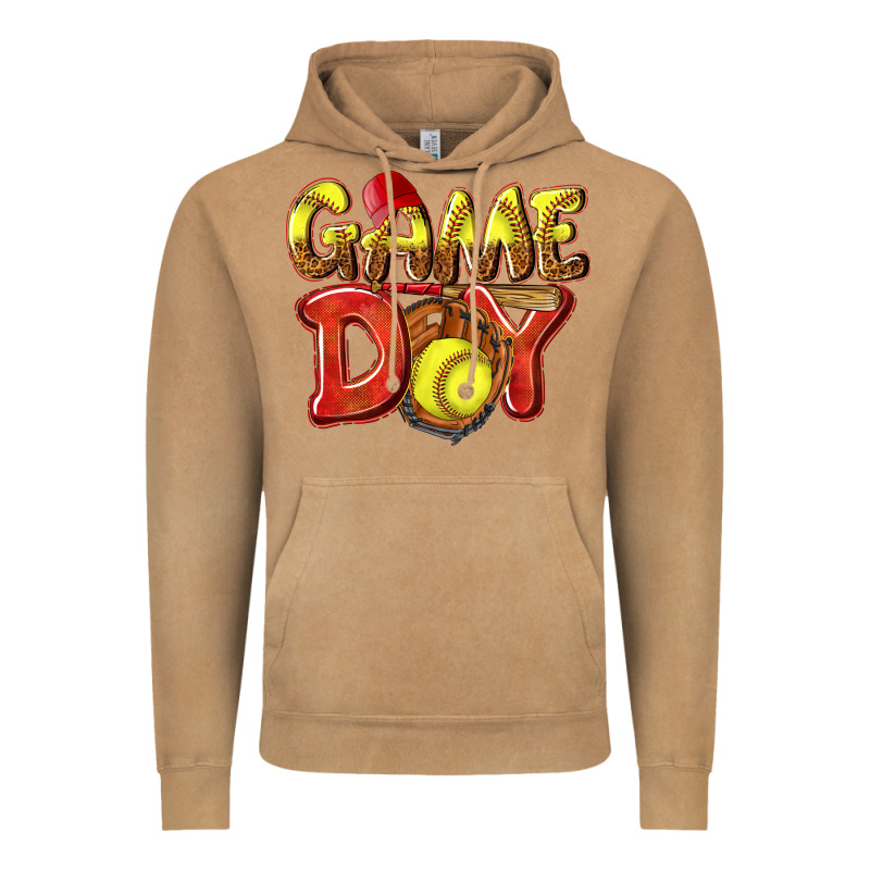 Game Day Softball Vintage Hoodie by NancyCooperArtShop | Teevron