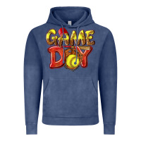 Vintage Denim Game Day Softball Vintage Hoodie - NancyCooperArtShop