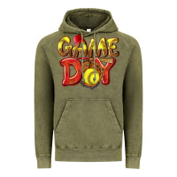 Vintage Olive Game Day Softball Vintage Hoodie - NancyCooperArtShop