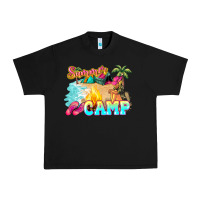 Black summer camp Urban Heavy Tee - NancyCooperArtShop