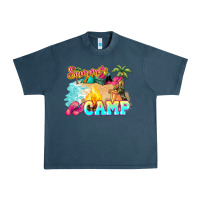 Midnight Navy summer camp Urban Heavy Tee - NancyCooperArtShop
