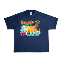 Navy summer camp Urban Heavy Tee - NancyCooperArtShop