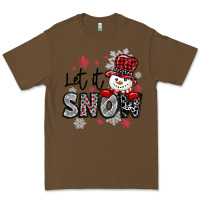 Cacao let it snow sowman snowflake Premium Tee - MaliasSmallBusiness