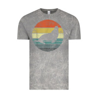 Cloud Rock Seal Lover Gifts Retro Vintage Sea Lion Animal Silhouette Vintage Tee - trangStudio