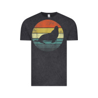 Vintage Black Seal Lover Gifts Retro Vintage Sea Lion Animal Silhouette Vintage Tee - trangStudio