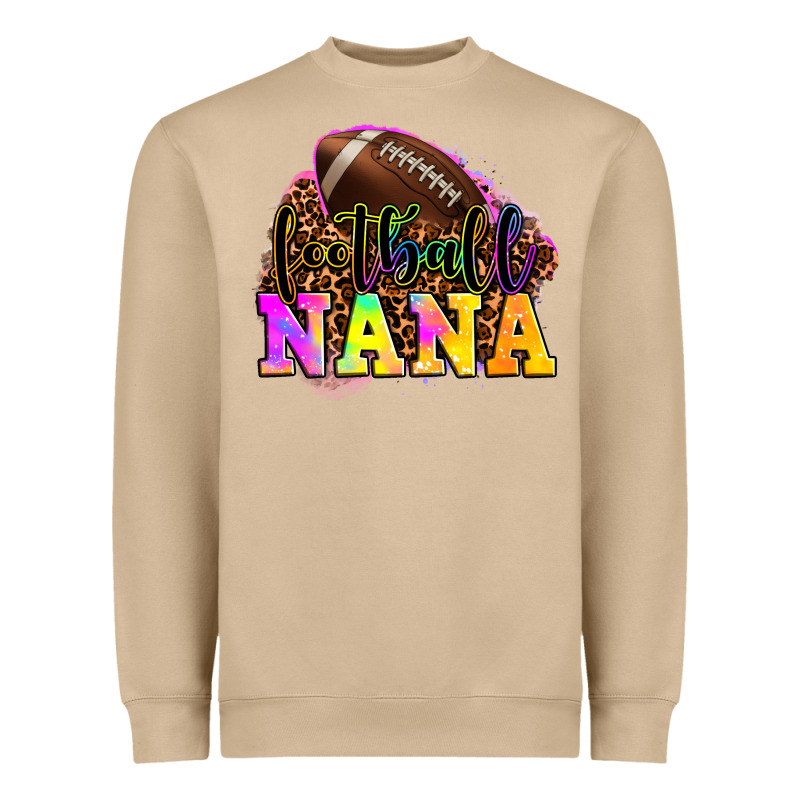 Football Nana Heavyweight Sweatshirt by OliviaCreatesArt | Teevron