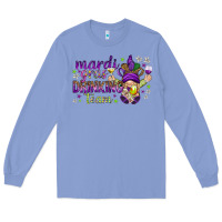 Colony Blue Mardi Gras drinking team with gnome Long Sleeve Tee - HowdyJamesFarm