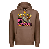 Chestnut counting my blessings afro hands Premium Hoodie - RanaPortraitStore