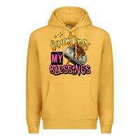 Counting My Blessings Afro Hands Premium Hoodie | Teevron