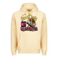 Pina Colada counting my blessings afro hands Premium Hoodie - RanaPortraitStore
