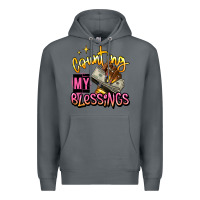 Rock counting my blessings afro hands Premium Hoodie - RanaPortraitStore