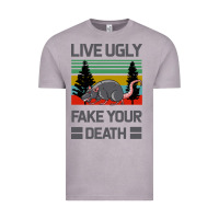 Vintage Zinc Lıve Ugly Fake Your Death Vintage Tee - Bettercallsaul