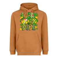 Meerkat Lucky Dude Heavyweight Hoodie - CowhideDigitalArt