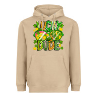Mushroom Lucky Dude Heavyweight Hoodie - CowhideDigitalArt