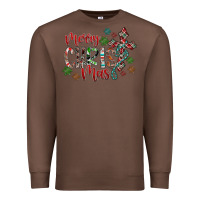 Chestnut Merry Christmas Premium Sweatshirt - CowhideDigitalArt