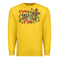 Lemon Merry Christmas Premium Sweatshirt - CowhideDigitalArt
