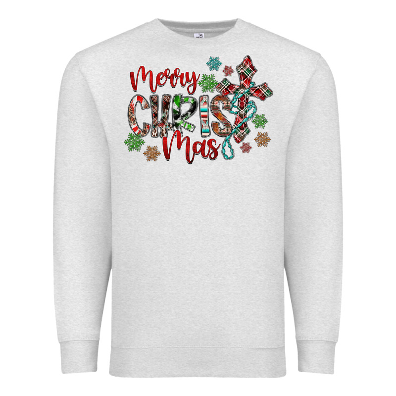 Merry Christmas Premium Sweatshirt by CowhideDigitalArt | Teevron