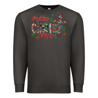 Smoke Merry Christmas Premium Sweatshirt - CowhideDigitalArt