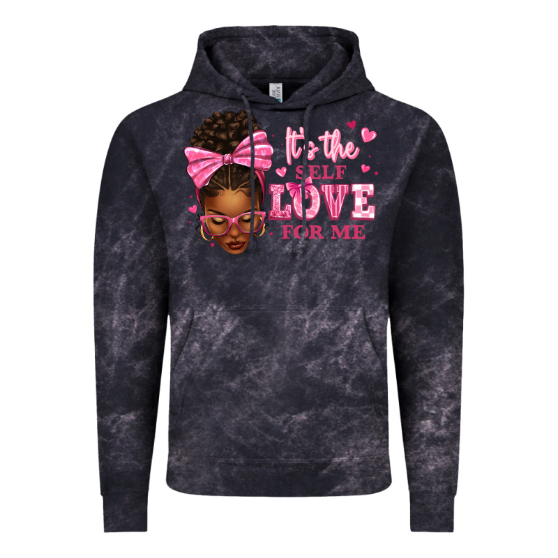 It's The Self Love For Me Afro Woman Vintage Hoodie by texasbilliewilder | Teevron