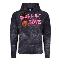 Cloud Black it's the self love for me afro woman Vintage Hoodie - texasbilliewilder