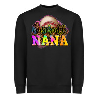 Black baseball nana Heavyweight Sweatshirt - OliviaCreatesArt