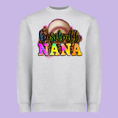Baseball Nana Heavyweight Sweatshirt Designed By Oliviacreatesart