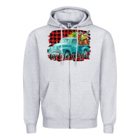 Tis The Season Christmas Truck Zipper Hoodie | Teevron