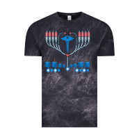 Cloud Black jewish hanukkah chanukah doctor medical menorah  gifts Vintage Tee - trangStudio