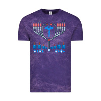 Cloud Purple jewish hanukkah chanukah doctor medical menorah  gifts Vintage Tee - trangStudio
