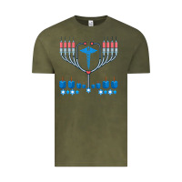 Vintage Olive jewish hanukkah chanukah doctor medical menorah  gifts Vintage Tee - trangStudio