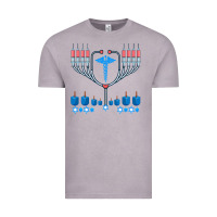 Vintage Zinc jewish hanukkah chanukah doctor medical menorah  gifts Vintage Tee - trangStudio