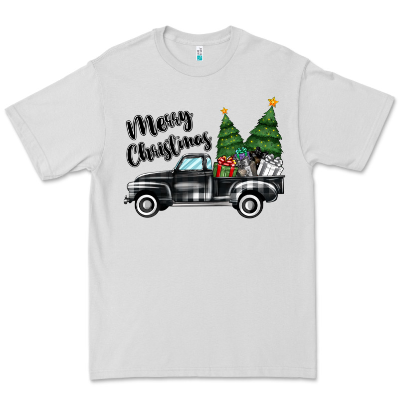 Merry Christmas Truck Premium Tee by MaliasSmallBusiness | Teevron