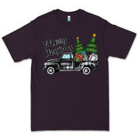 Plum merry christmas truck Premium Tee - MaliasSmallBusiness