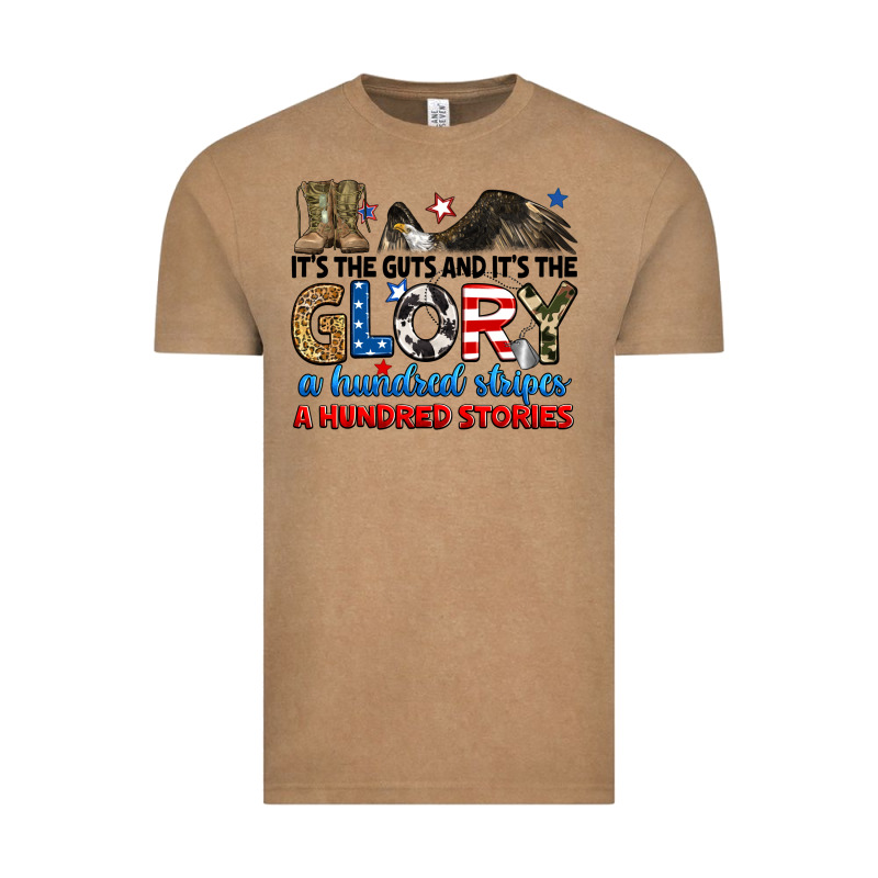 It's The Guts And It's The Glory A Hundred Stories Vintage Tee by RanaPortraitStore | Teevron