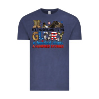 Vintage Denim it's the guts and it's the glory a hundred stories Vintage Tee - RanaPortraitStore