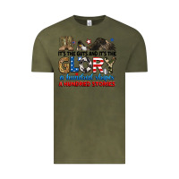 Vintage Olive it's the guts and it's the glory a hundred stories Vintage Tee - RanaPortraitStore