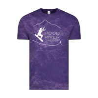 Cloud Purple Kiteboarding Hood River Oregon, Kitesurfing Vintage Tee - trangStudio