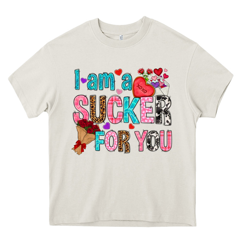 I Am A Sucker For You Heavy Core Tee by NancyCooperArtShop | Teevron