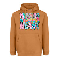 Meerkat Nursing is a work of heart Heavyweight Hoodie - CowhideDigitalArt