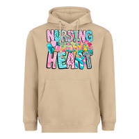 Mushroom Nursing is a work of heart Heavyweight Hoodie - CowhideDigitalArt