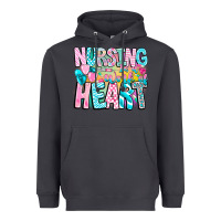 Smoke Nursing is a work of heart Heavyweight Hoodie - CowhideDigitalArt